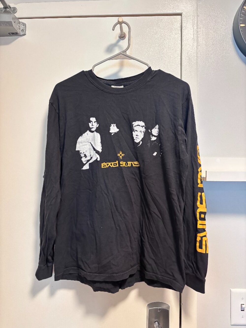Bad Suns Comfort Colors Long Sleeve T-shirt from concert in New York